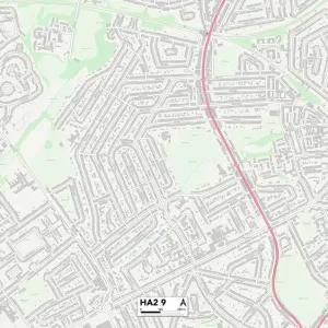 Harrow HA2 9 Map Harrow HA2 9 Map