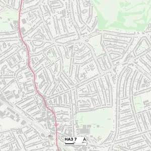 Harrow HA3 7 Map