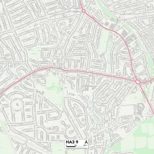 Harrow HA3 9 Map