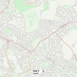 Harrow HA5 3 Map