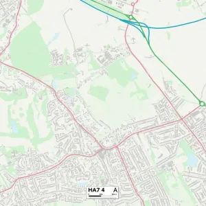 Harrow HA7 4 Map