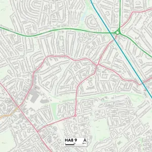 Harrow HA8 9 Map Harrow HA8 9 Map