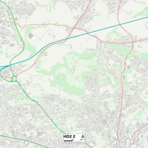 Kirklees HD2 2 Print Map Sector Kirklees HD2 2 Print Map Sector