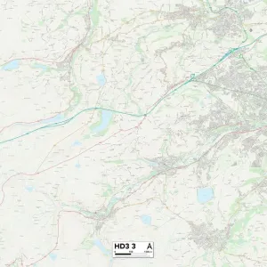 Kirklees HD3 3 Print Map Sector Kirklees HD3 3 Print Map Sector