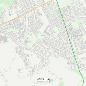 Drucke von Postleitzahl-Sektor-Karten Drucke: HG - Harrogate