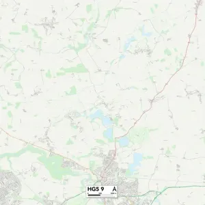 Harrogate HG5 9 Map Harrogate HG5 9 Map