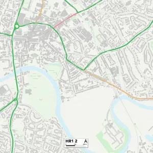 Hereford HR1 2 Map Hereford HR1 2 Map