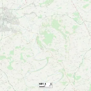 Hereford HR1 4 Map Hereford HR1 4 Map