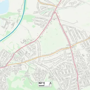 Epping Forest IG7 5 Print Map