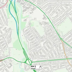 Redbridge IG4 5 Print Map Sector