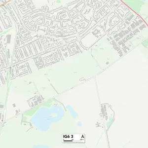 Redbridge IG6 3 Print Map Sector Map