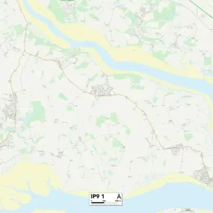 Babergh IP9 1 Map