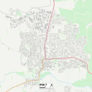 Forest Heath IP28 7 Print Map Forest Heath IP28 7 Print Map