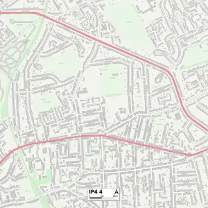 Drucke von Postleitzahl-Sektor-Karten Drucke: IP - Ipswich
