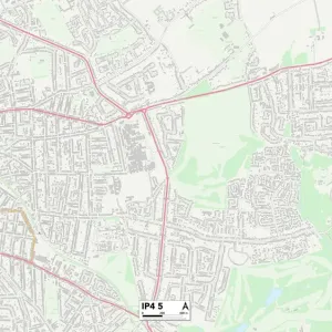 Ipswich IP4 5 Map