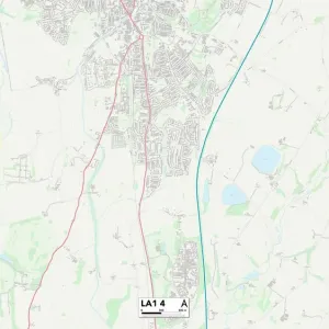 Lancaster LA1 4 Carte Lancaster LA1 4 Carte