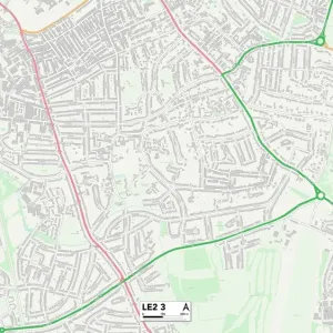 LE2 3 Print Map of Leicester Postcode Sector LE2 3 Print Map of Leicester Postcode Sector
