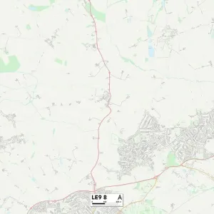 Leicester LE9 8 Print Map Postcode Sector Leicester LE9 8 Print Map Postcode Sector