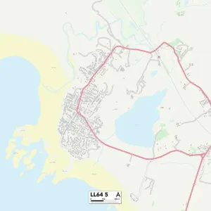 Anglesey LL64 5 Print Map Sector Anglesey LL64 5 Print Map Sector