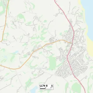 Anglesey LL74 8 Map Anglesey LL74 8 Map