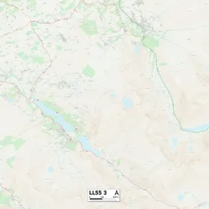 Gwynedd LL55 3 Map Gwynedd LL55 3 Map