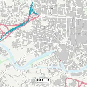 Leeds LS1 4 Map Leeds LS1 4 Map
