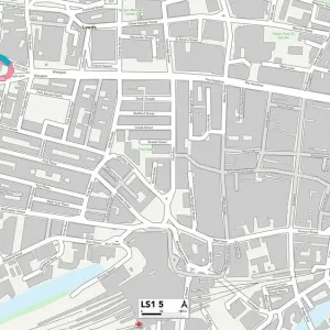 Leeds LS1 5 Map Leeds LS1 5 Map