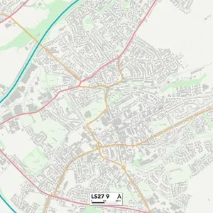 Leeds LS27 9 Postcode Sector Print Map Leeds LS27 9 Postcode Sector Print Map