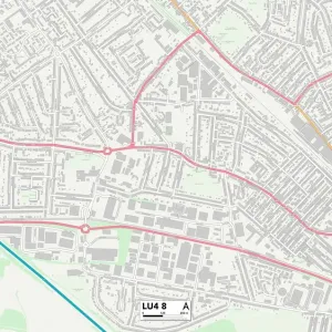 Luton LU4 8 Print Map Sector Luton LU4 8 Print Map Sector
