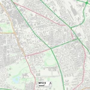Manchester M13 0 Print Map Sector Manchester M13 0 Print Map Sector