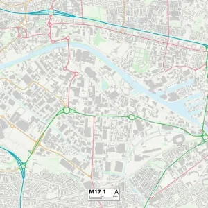 Trafford M17 1 Print Postcode Sector Map Trafford M17 1 Print Postcode Sector Map