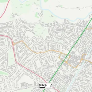 Trafford M33 6 Print Map Sector Guide Trafford M33 6 Print Map Sector Guide