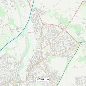 Broxtowe NG9 8 Print Map Sector Broxtowe NG9 8 Print Map Sector