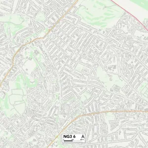 Gedling NG3 6 Print Map Sector Plan Gedling NG3 6 Print Map Sector Plan