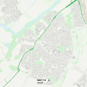 Nottingham NG11 8 Print Map Sector Nottingham NG11 8 Print Map Sector