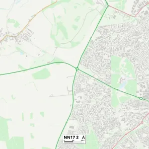 Corby NN17 2 Print Map Sector Corby NN17 2 Print Map Sector