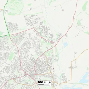 Wellingborough NN8 4 Postcode Sector Print Map Wellingborough NN8 4 Postcode Sector Print Map