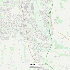 Torfaen NP44 3 Print Map Sector Torfaen NP44 3 Print Map Sector