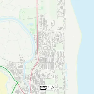 Norfolk NR30 4 Print Map Sector Norfolk NR30 4 Print Map Sector