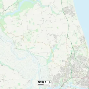 Suffolk NR32 5 Print Map Sector Suffolk NR32 5 Print Map Sector