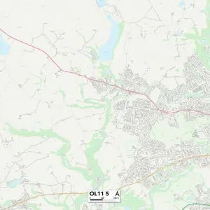 Rochdale OL11 5 Print Map Sector Rochdale OL11 5 Print Map Sector
