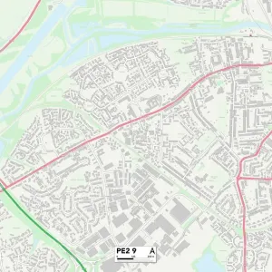 Peterborough PE2 9 Print Map Sector Peterborough PE2 9 Print Map Sector