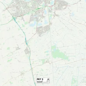 Peterborough PE7 3 Print Map Sector Peterborough PE7 3 Print Map Sector
