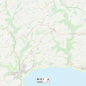 Cornovaglia PL13 1 Mappa Cornovaglia PL13 1 Mappa
