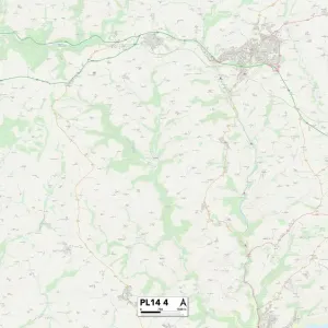 Cornwall PL14 4 Map Cornwall PL14 4 Map