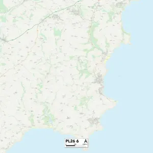 Cornovaglia PL26 6 Mappa Cornovaglia PL26 6 Mappa