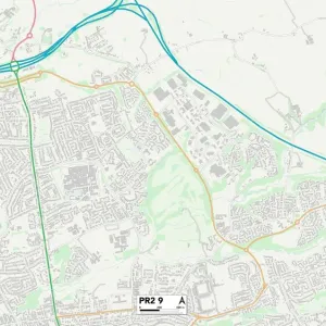 Preston PR2 9 Map Preston PR2 9 Map