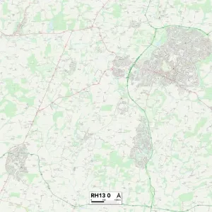 Horsham RH13 0 Print Map Sector Horsham RH13 0 Print Map Sector