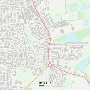 RM10 8 Print Map of Barking and Dagenham Area RM10 8 Print Map of Barking and Dagenham Area