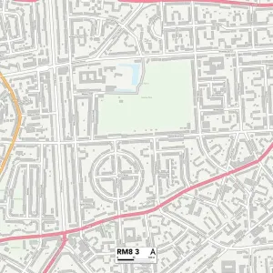 RM8 3 Print Map of Barking and Dagenham Area RM8 3 Print Map of Barking and Dagenham Area